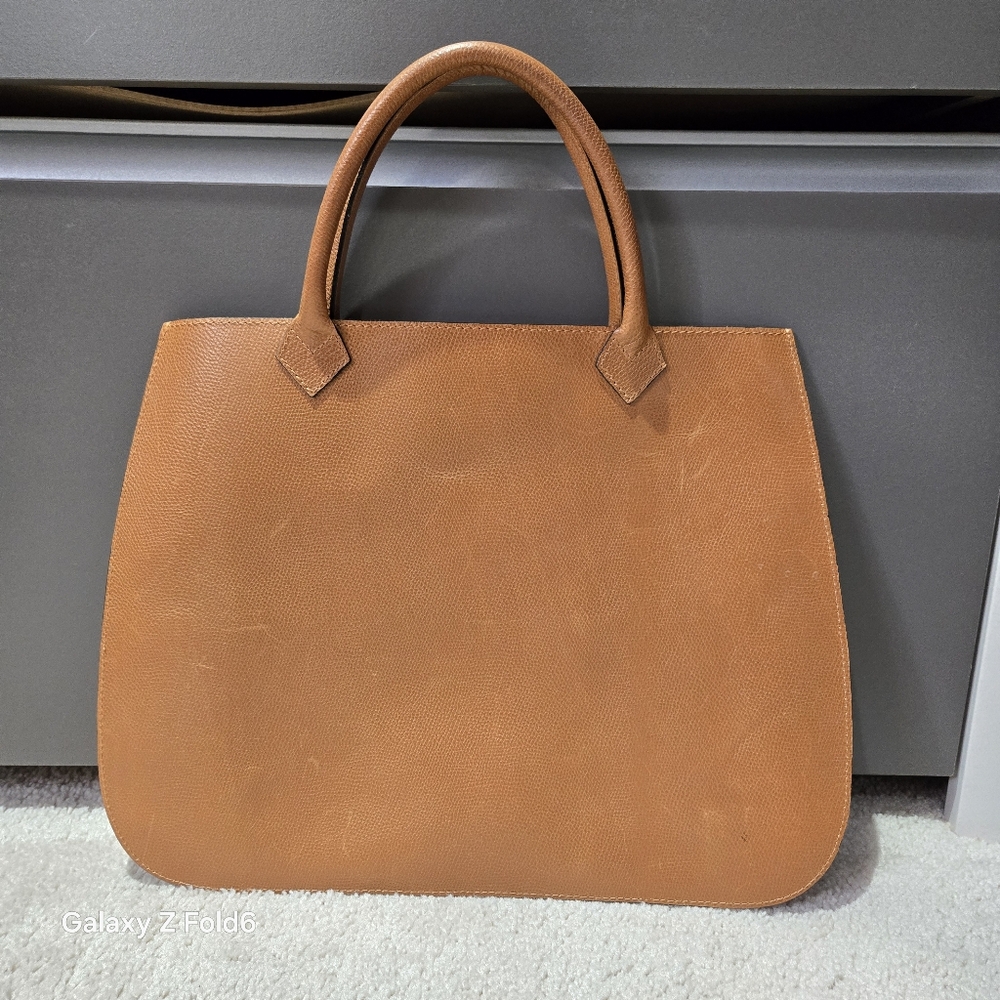 Vintage 70/80s Stefano Serapian Leather Hand Bag